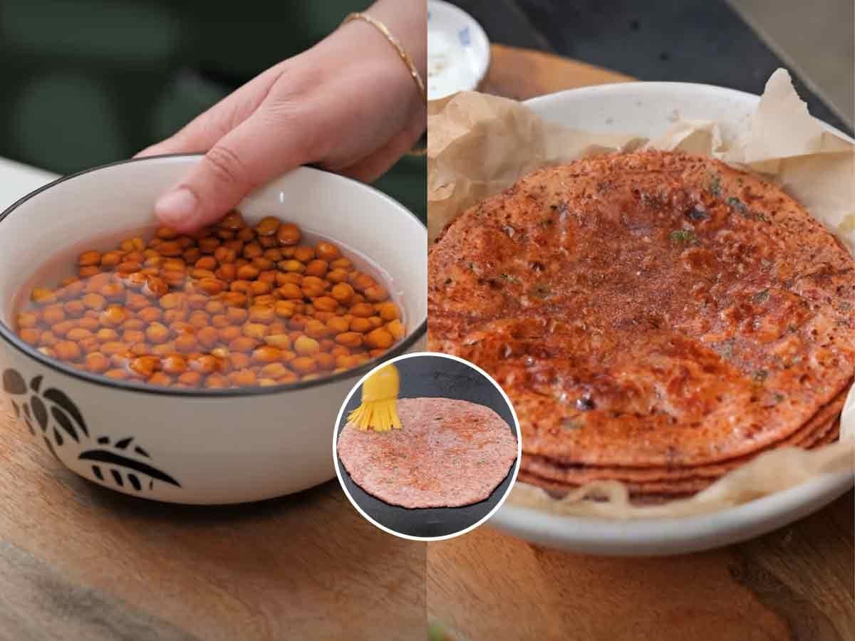 Delicious Black Chickpea Parathas:काळ्या चण्याचे खस्ता पराठे