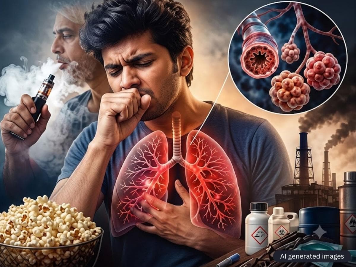 E-cigarettes and Health Risks:ई-सिगारेटमुळे फुप्फुसांची शिट्टी वाजणार; 'पॉपकॉर्न लंग' जडणार, नेमका काय आहे हा आजार?