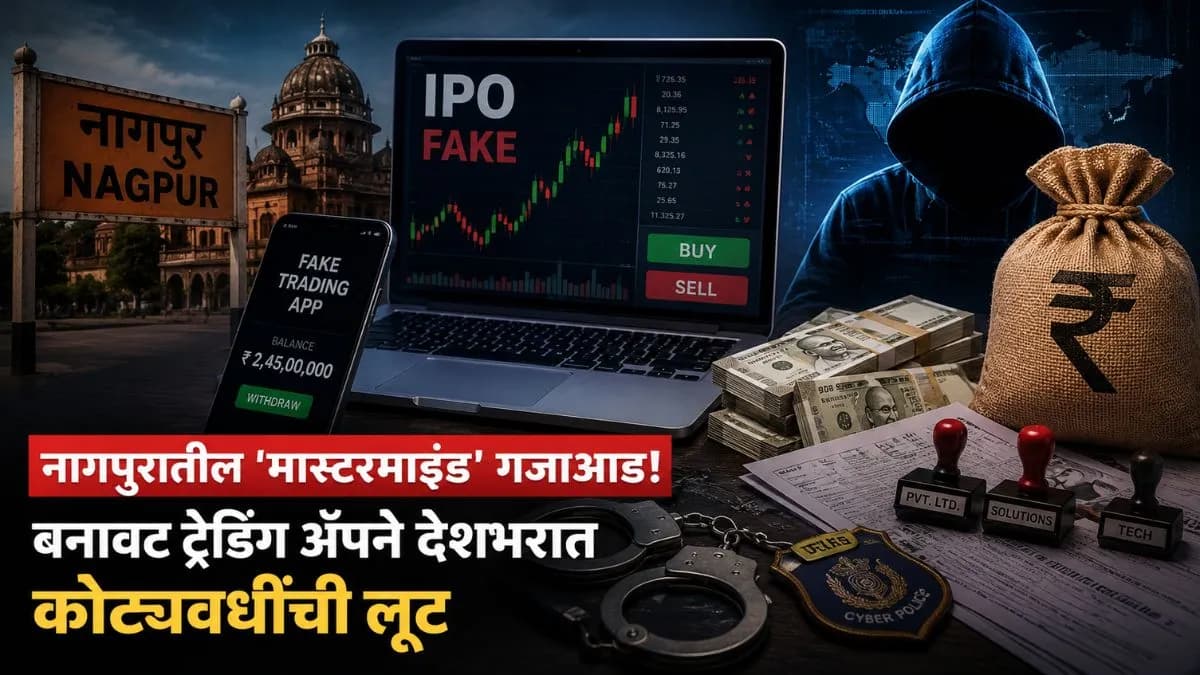 Cyber Fraud Mastermind Arrested: नागपुरातल्या ‘मास्टरमाइंड’ने घातला देशभरात कोट्यवधींचा सायबर गंडा!