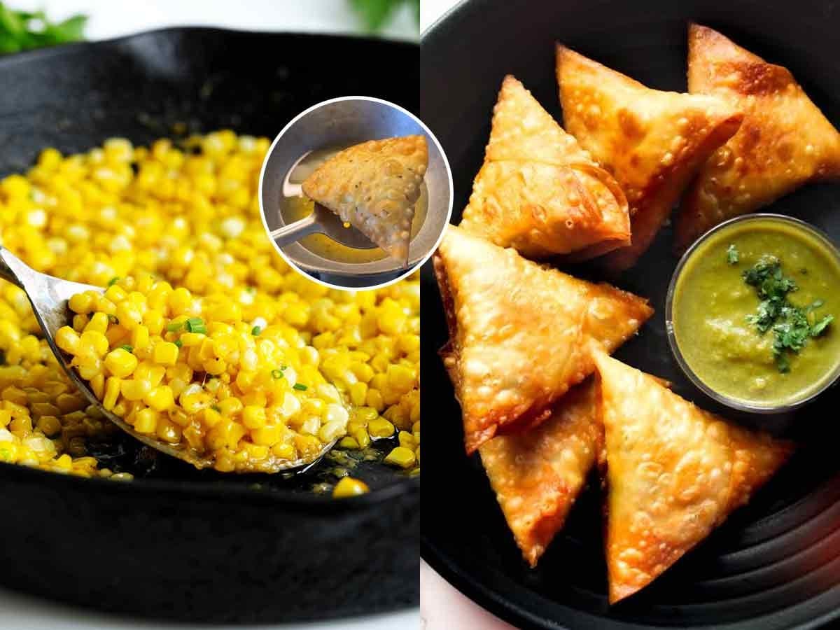 Hot Snacks: लग्नसोहळ्यात किंवा पार्टीत मिळतो तसा मिनी कॉर्न समोसा करा घरी, पावसाळा स्पेशल झटपट रेसिपी