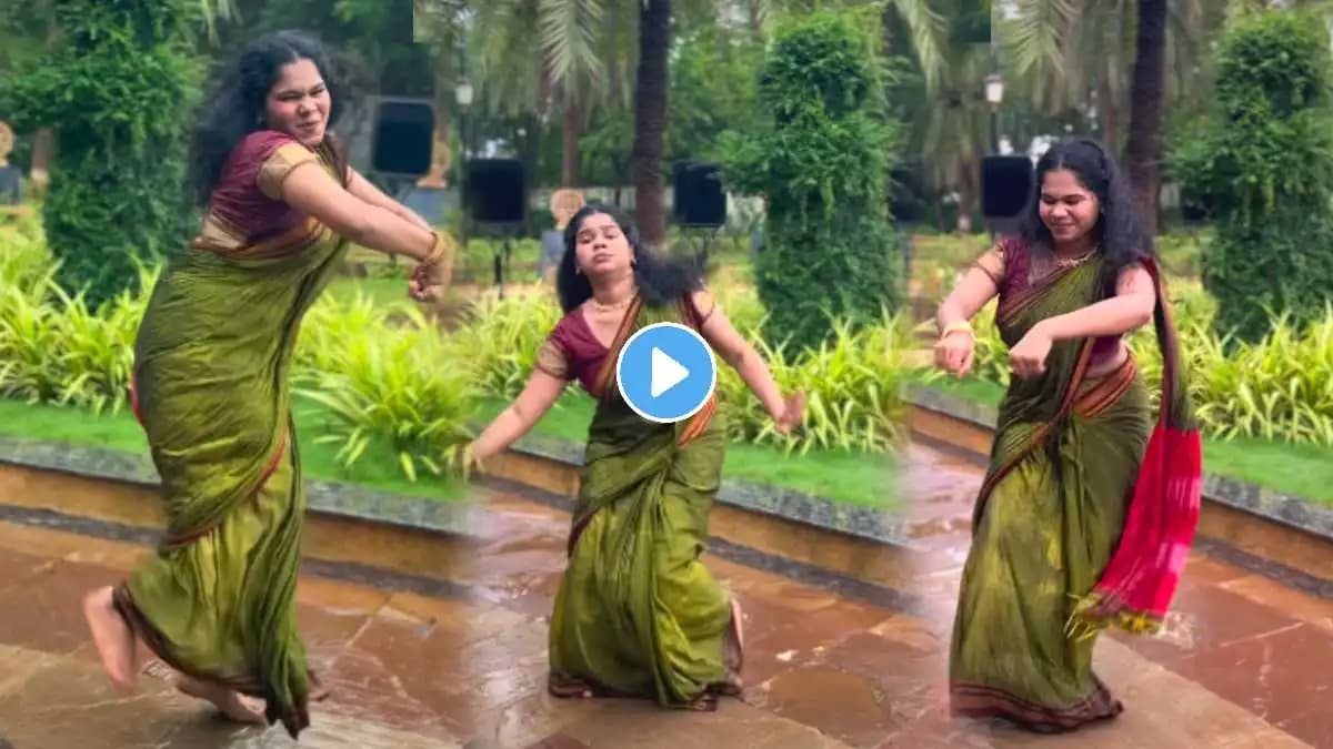 Dance Video Goes Viral:तरुणीचा 'धुमशान अंगात आलं' गाण्यावर डान्स व्हिडिओ चर्चेत