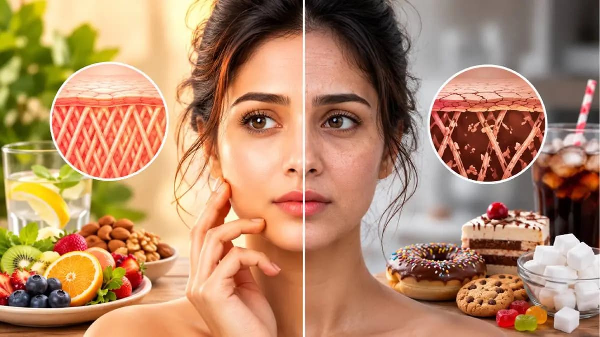 Effects of Sugar on Skin: साखरेचे त्वचावर होणारे परिणाम
