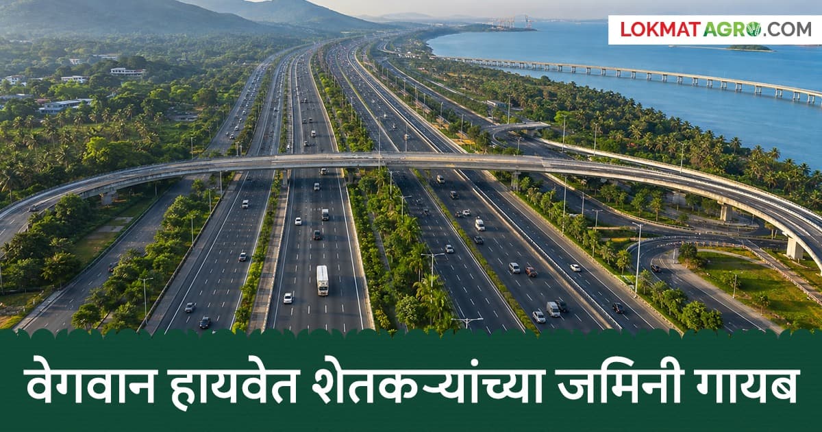 New Highway for Mumbai: शेतकऱ्यांच्या ५२० हेक्टर जमिनींचा संपादन होणार