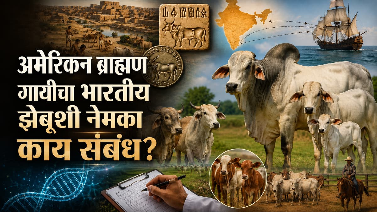 Brahman Cattle Origins: अमेरिकेतील ‘ब्राह्मण’ गायींची मुळे भारतात? ८ हजार वर्षांपूर्वीच्या झेबूशी नेमका काय संबंध?