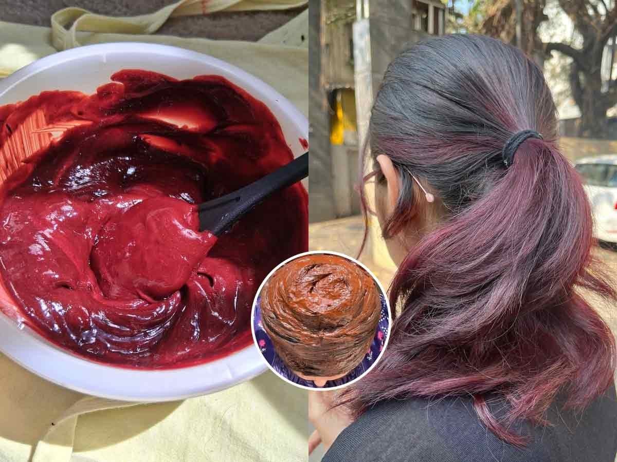 Natural Burgundy Hair Color:केसांना मिळेल चमकदार बरगंडी रंग