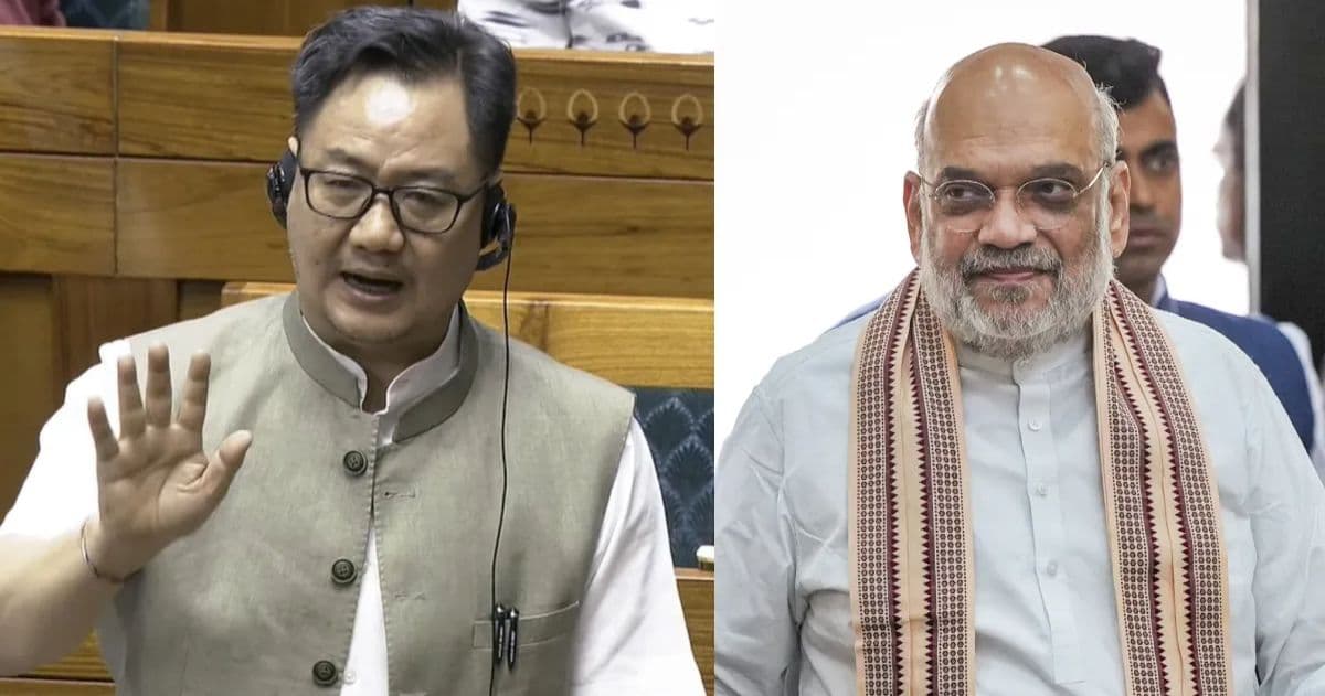 Kiren Rijiju attacks opposition:केंद्रीय मंत्री रिजिजूंचा विरोधकांवर तिखट हल्ला