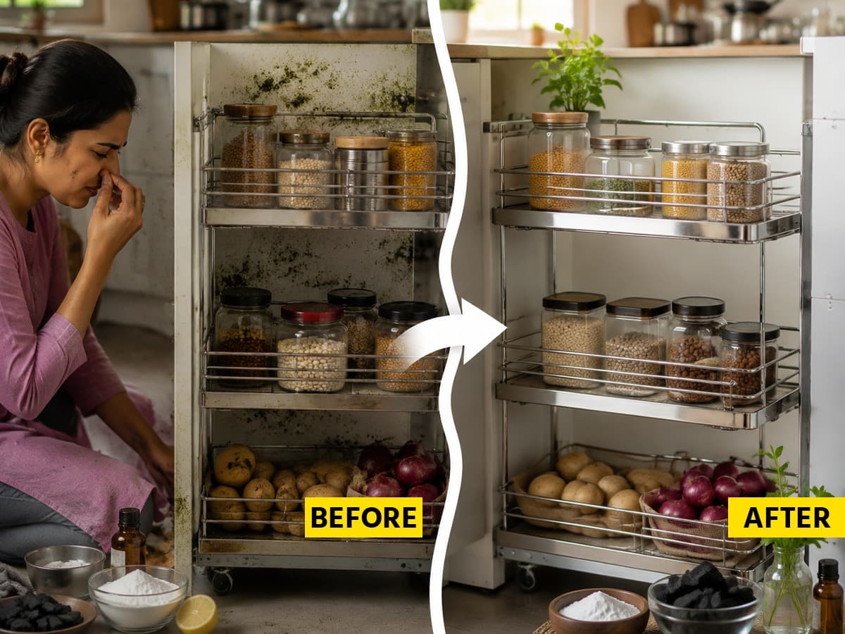 Monsoon Kitchen Tips:पावसाळ्यात किचन ट्रॉली उघडताच कुबट वास येतो? ३ सोपे उपाय- दुर्गंधी जाऊन ट्रॉली होतील स्वच्छ