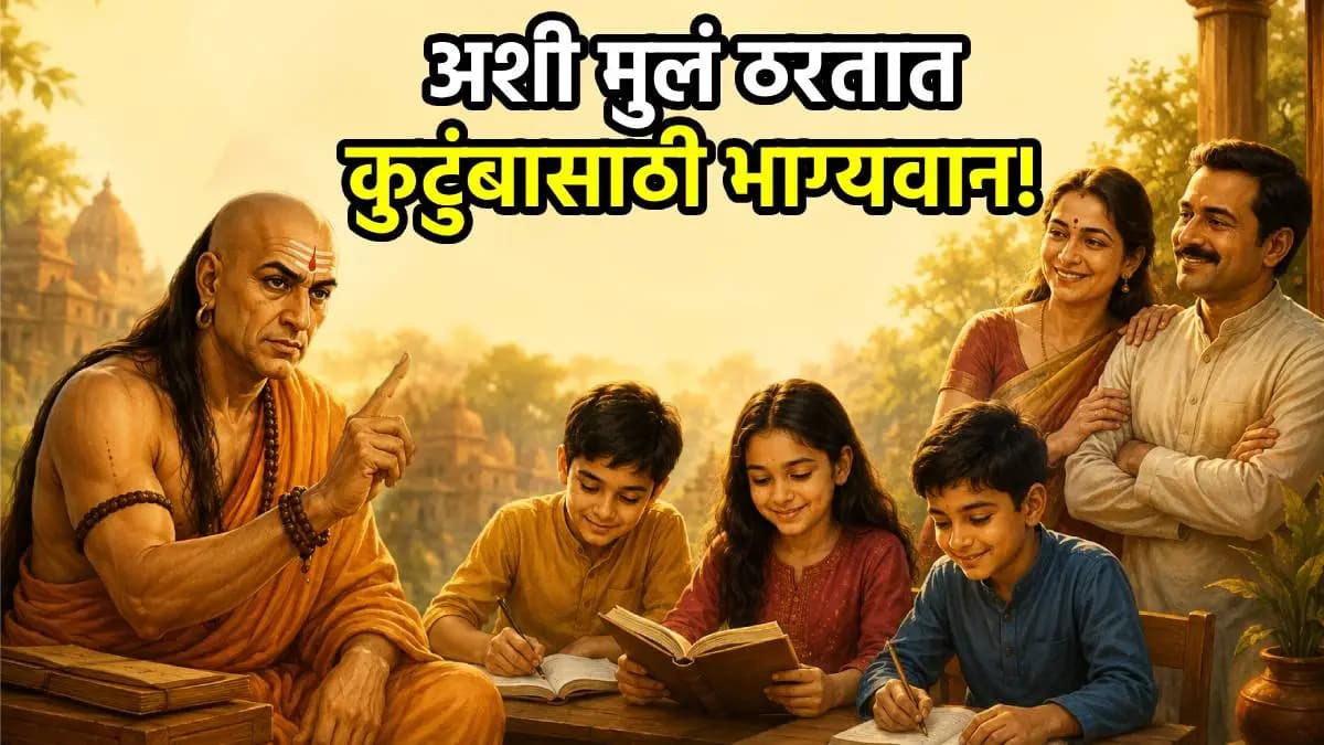 Fortunate Families:नशिबवान असतात अशी कुटुंबं, ज्यांच्या मुलांमध्ये असतात 'हे' खास गुण; चाणक्य नीतीत म्हटलंय...