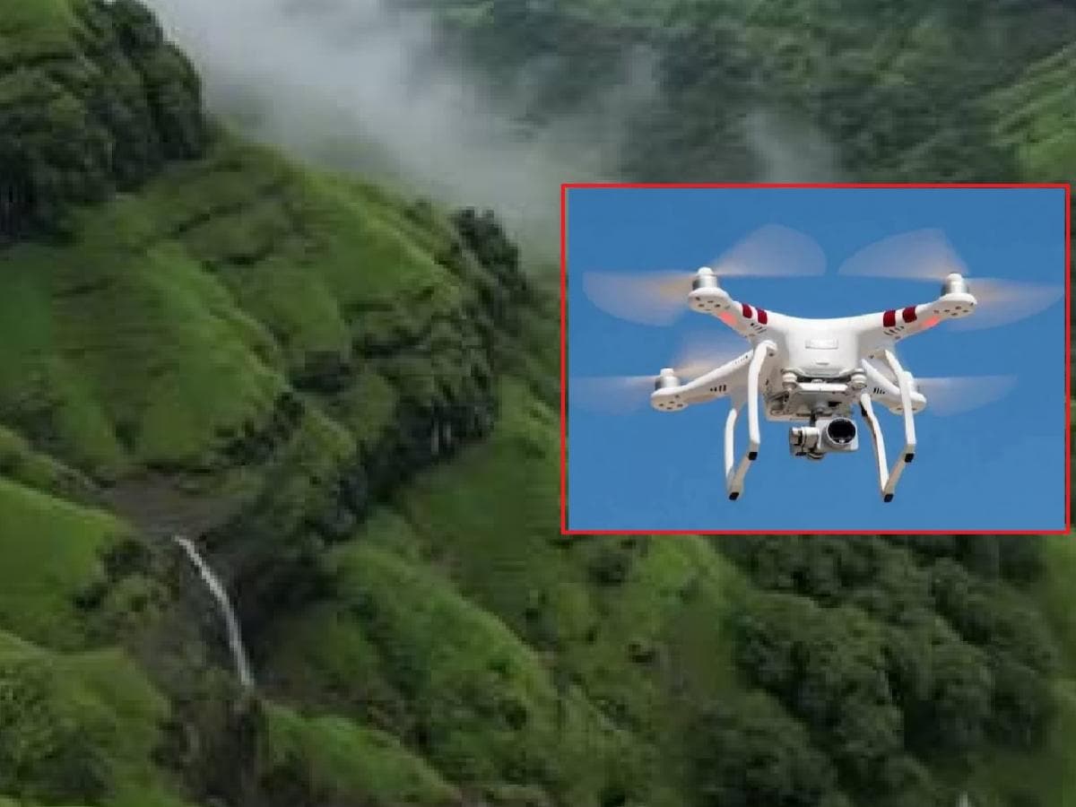 Drone Crash in Karnataka: कर्नाटकातील पर्यटकांचा ड्रोन कासच्या दरीत कोसळला