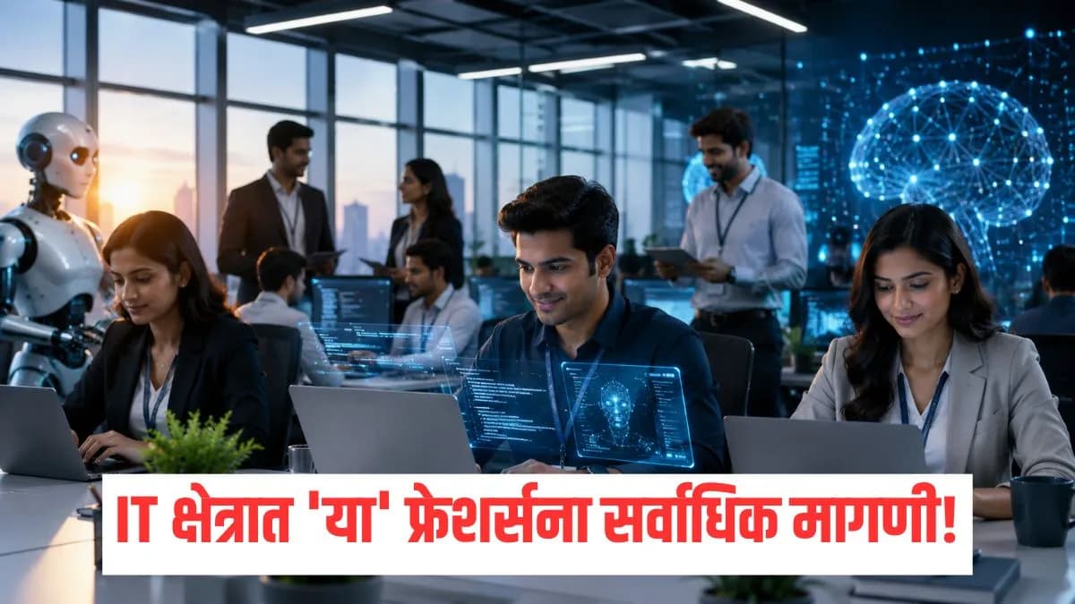 Job Opportunities in IT: IT क्षेत्रात ३-४ लाखांचे जॉब्स इतिहासजमा! 'या' फ्रेशर्सना थेट ७ ते १२ लाखांचे पॅकेज, कॅम्पसमध्ये भरतीची लाट
