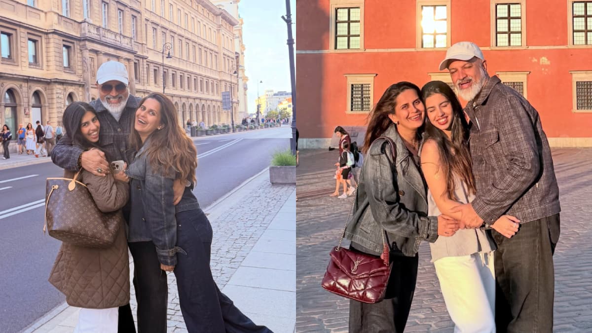 Sonalikhar's Journey in Poland: सोनाली खरेचा कुटुंबाबरोबर पोलंडमध्ये सफरनामा